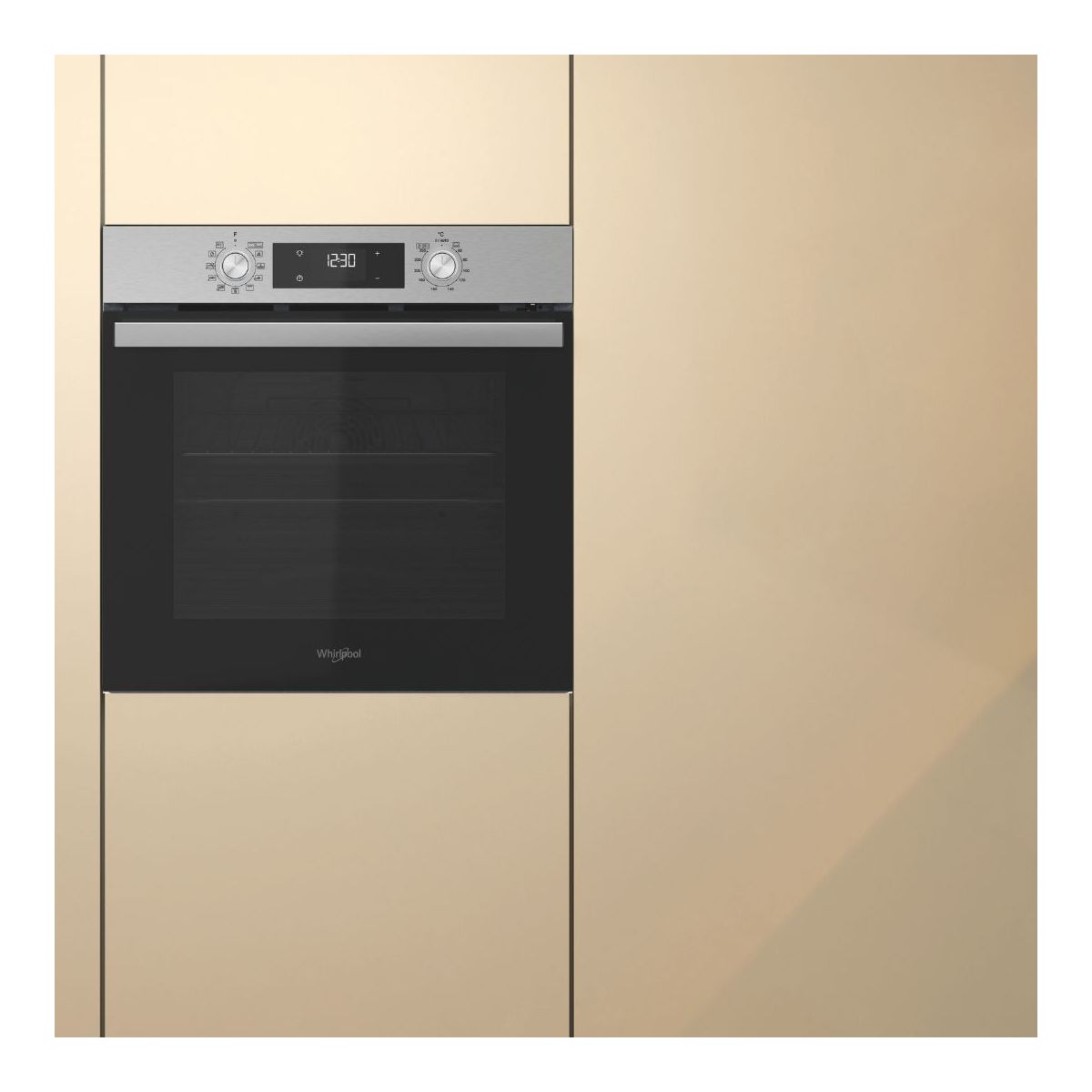 Four encastrable OMR58RU0ZX - Pyrolyse, Ajout Vapeur Gentle Steam, Grill Amovible Twist, Inox couleur unique, WHIRLPOOL