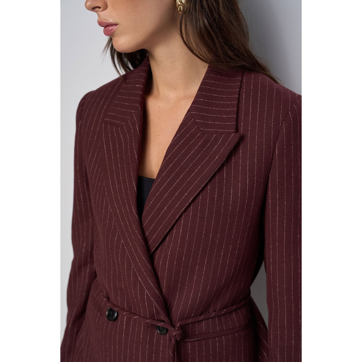 BLAZER RAYÉ marron, SALSA JEANS