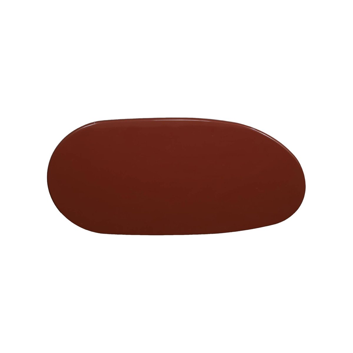 Table basse ovale finition glossy RUMI crème, SWEEEK