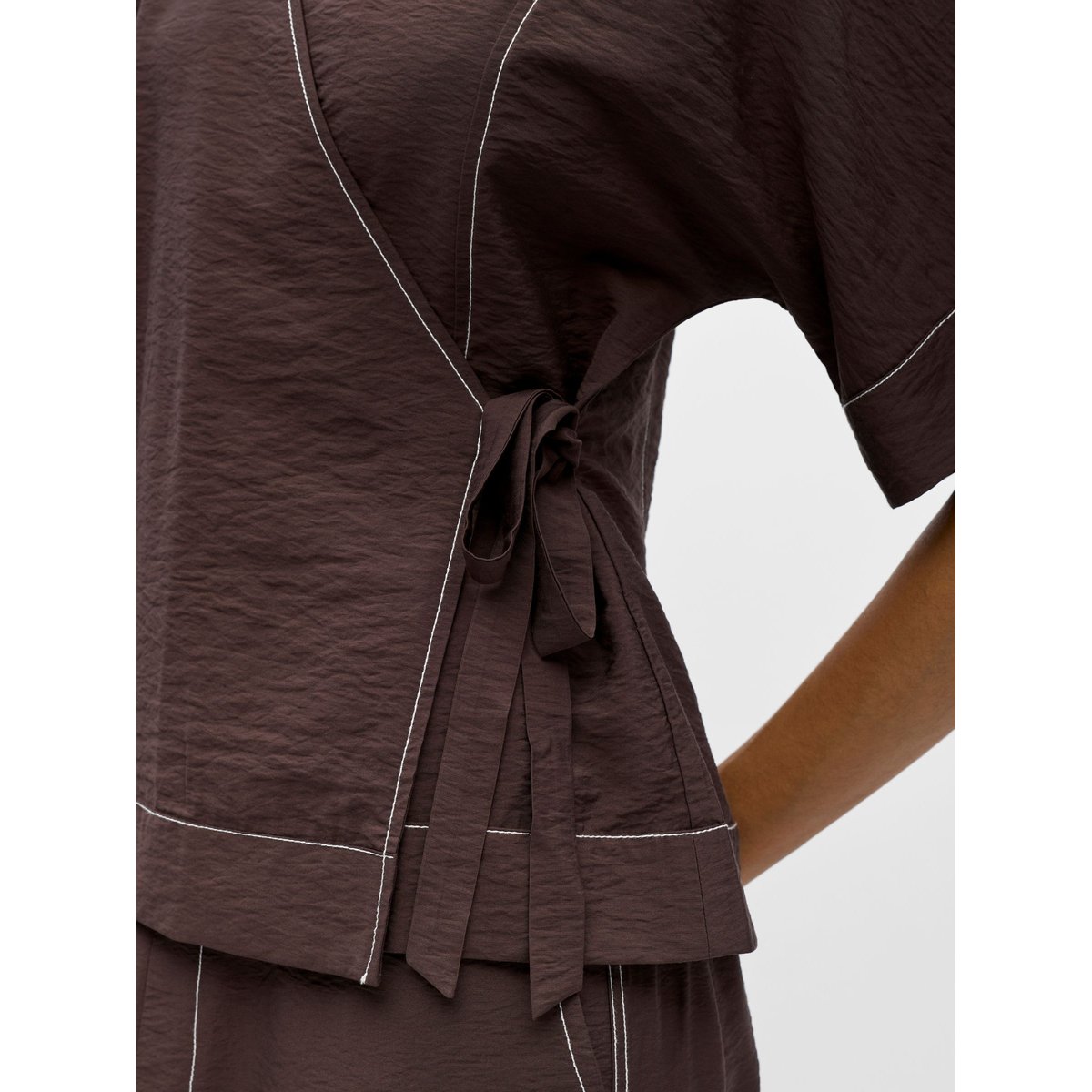 Top Cache-Cœur marron - seal brown1, OBJECT