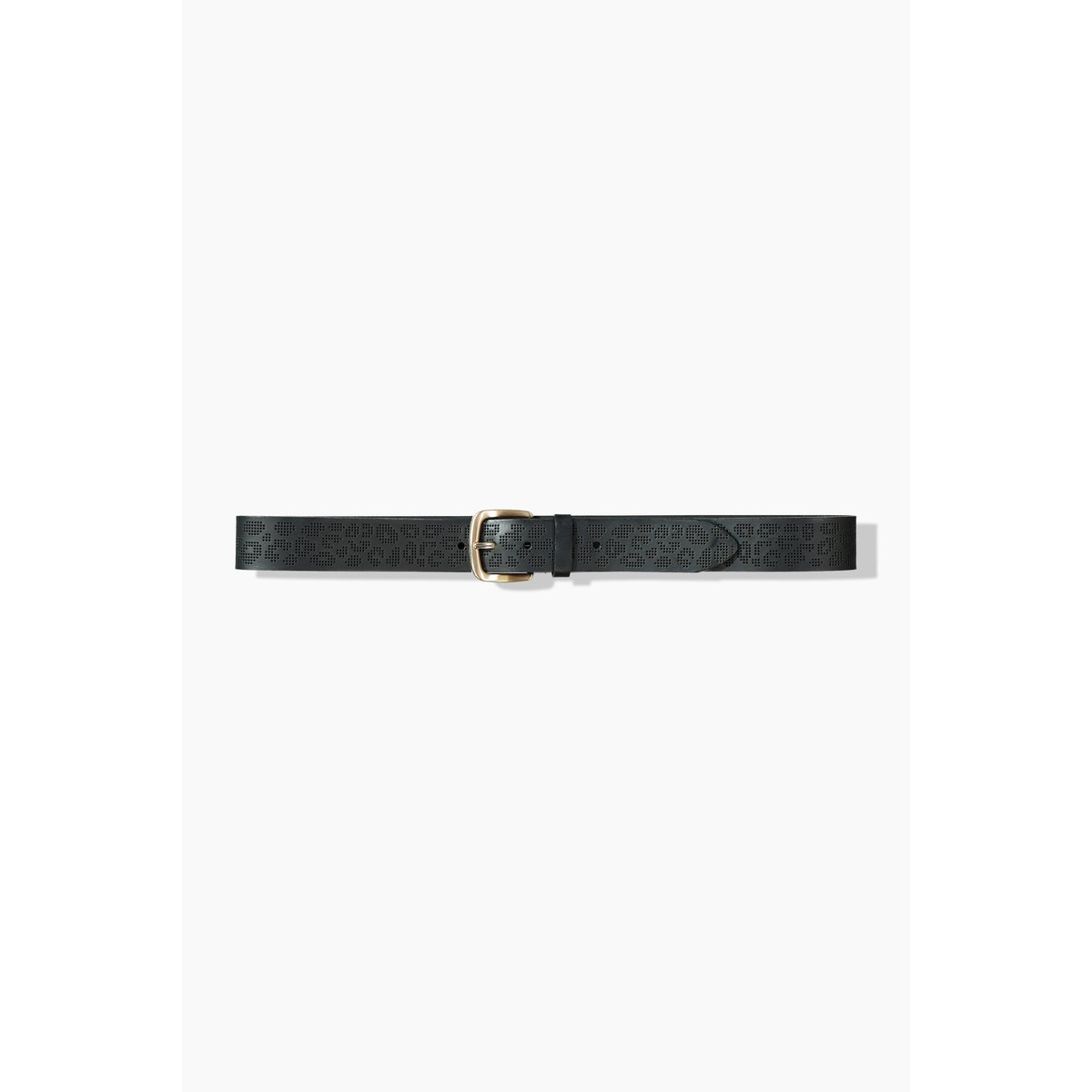 Ceinture en cuir noir, ULLA POPKEN
