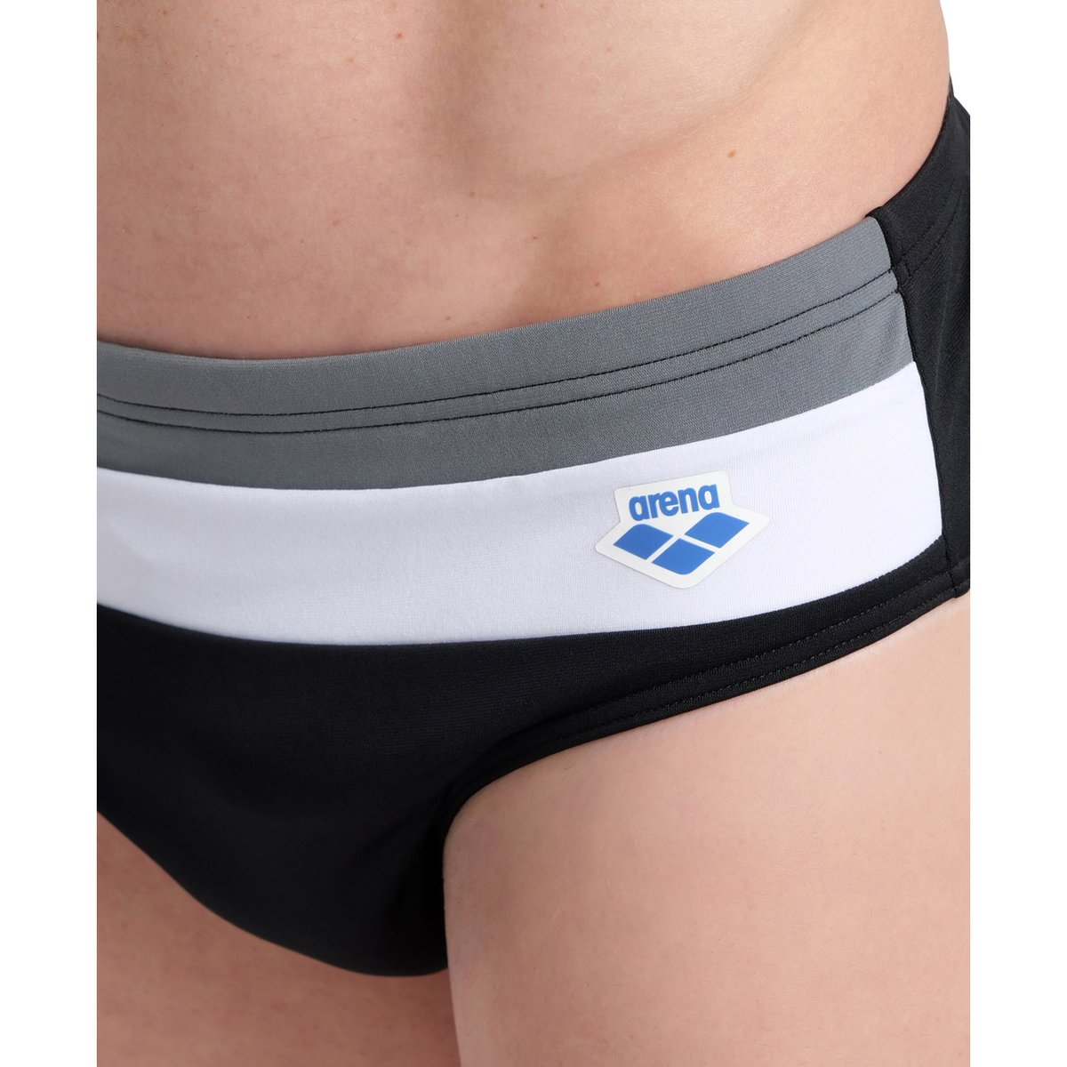 Slip de bain Icons Panel Performance black-asphalt-silver, ARENA