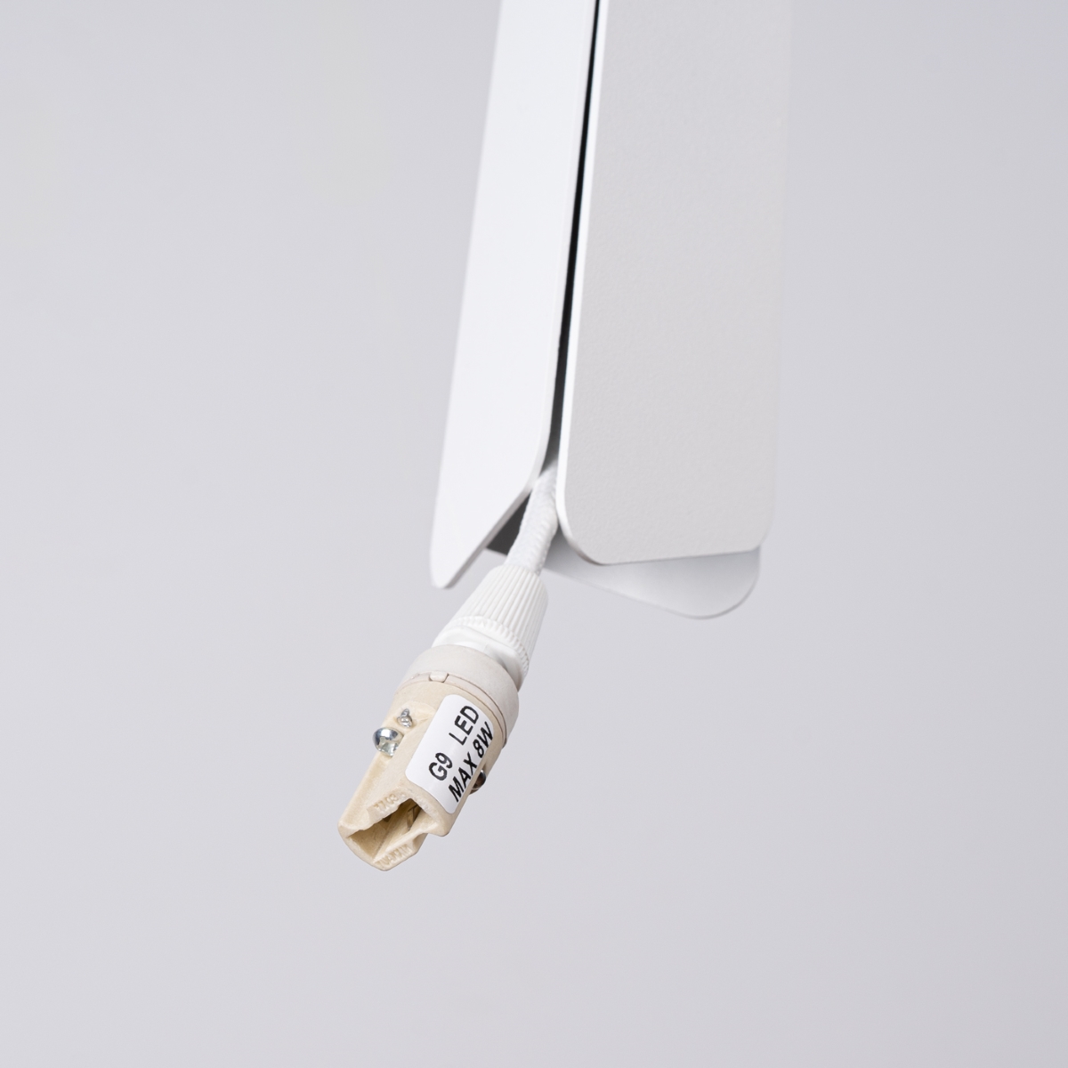 Suspension Acier Blanc G9 3 Prysm Line blanc, EDEN