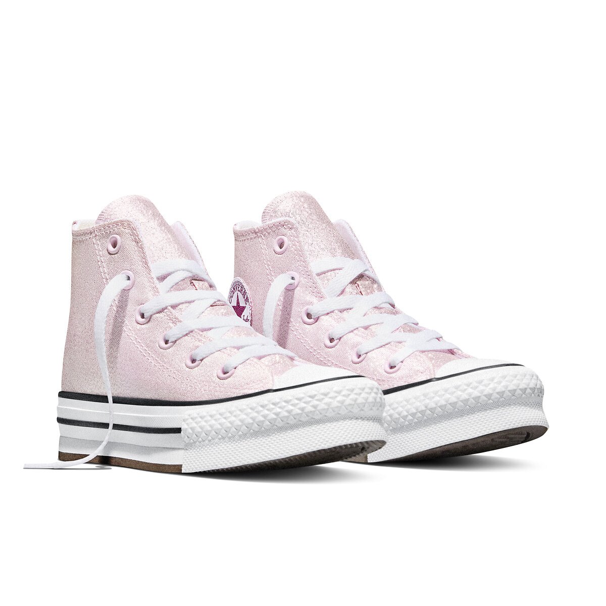 CHUCK TAYLOR ALL STAR EVA LIFT SHINE sneakers roze glanzend, CONVERSE