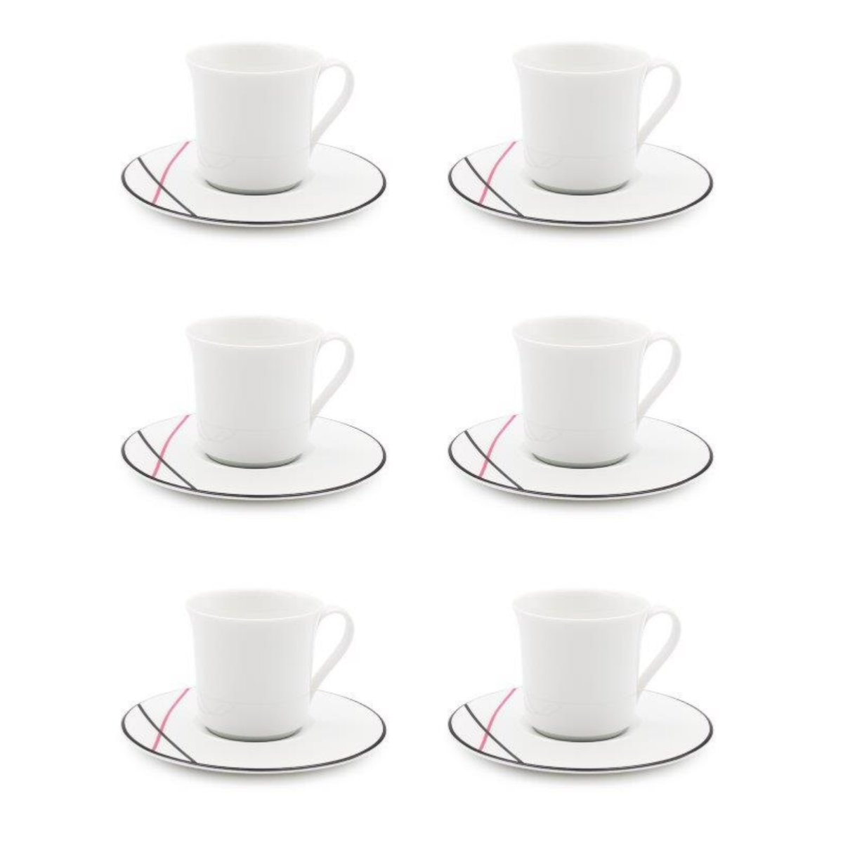 Coffret 6 services à thé BISTROT couleur unique, LAGUIOLE