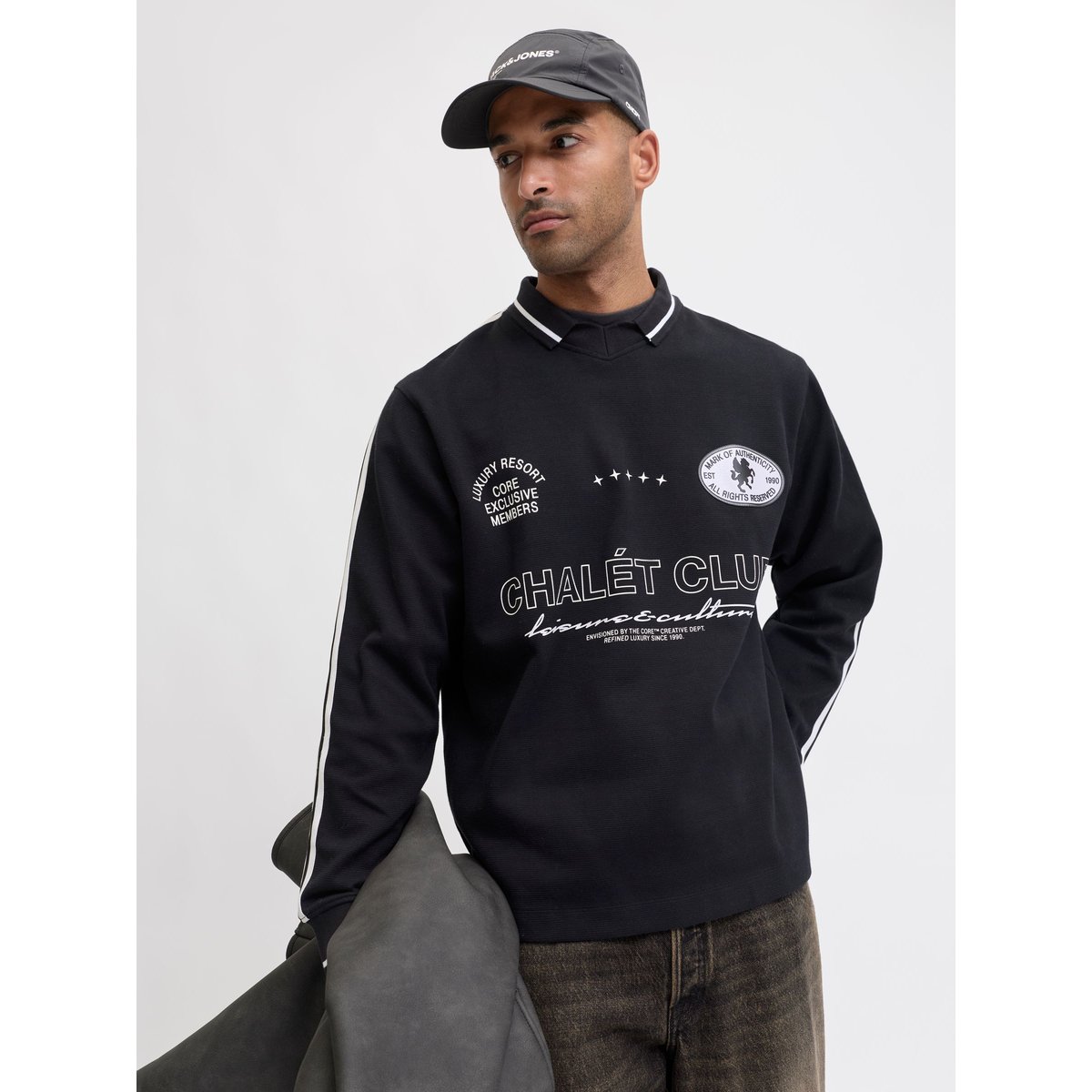 Sweat-Shirt noire - black, JACK & JONES