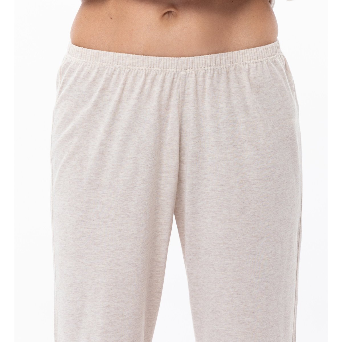 Pyjama en coton modal KELLY 112 beige, LE CHAT