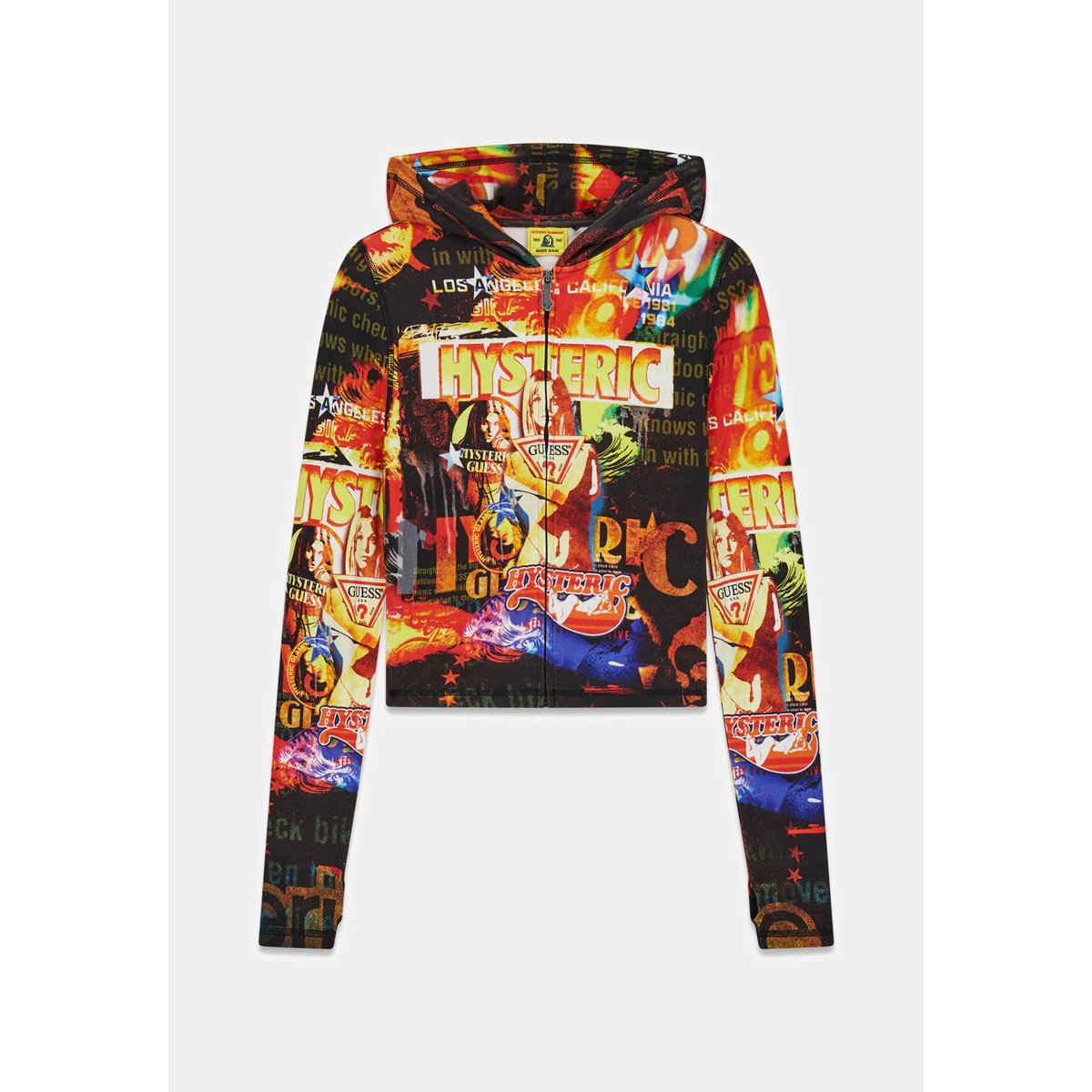 Sweatshirt Imprimée Hysteric Glamour fantaisie multicolore, GUESS JEANS