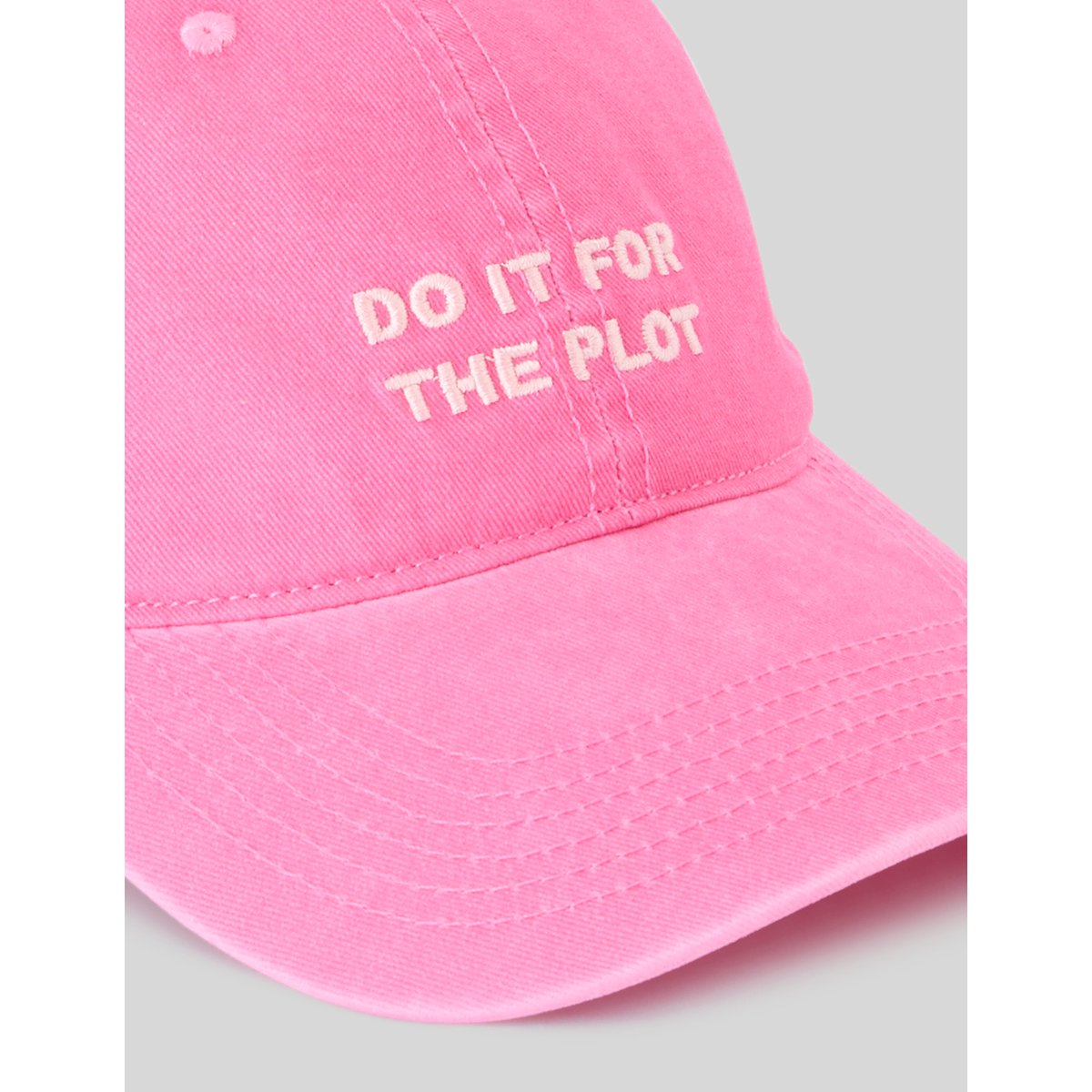 Casquette brodée rose, BZB
