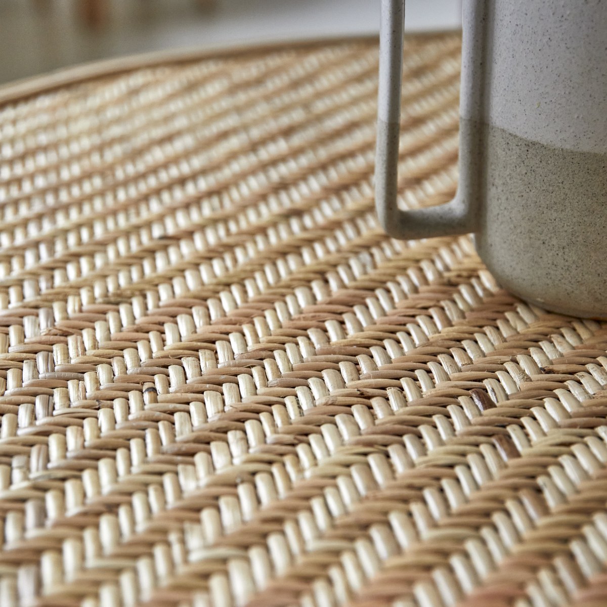 Table basse en Rotin, ZITA naturel, TIKAMOON