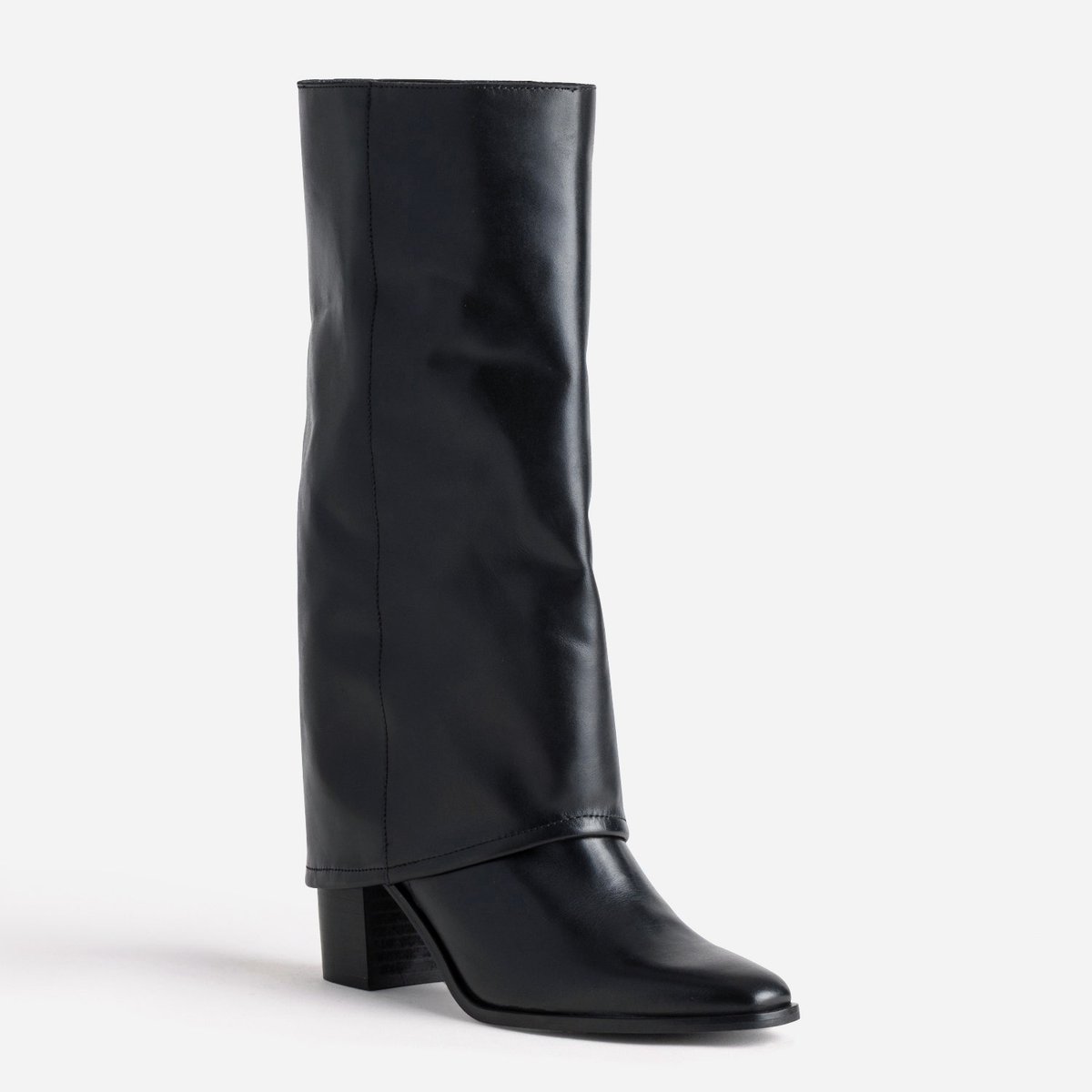 Botte À Talon en cuir TAKINA noir, ERAM