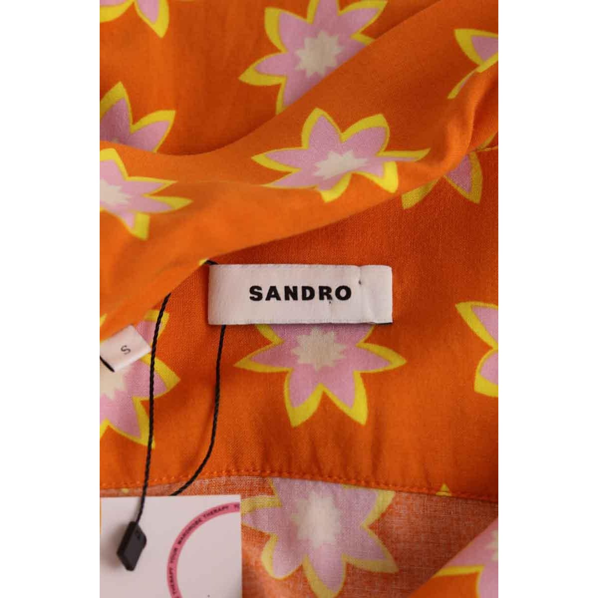 Chemise - Très Bon État orange, SANDRO