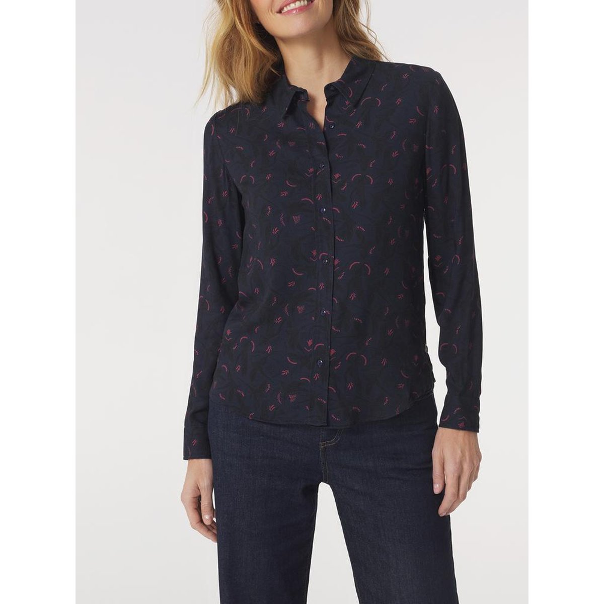 Chemise manches longues PAJARCHE19032 marine, TBS