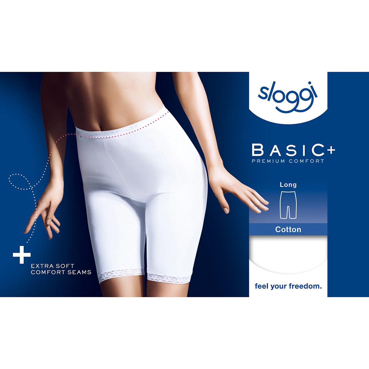 Panty Basic+ bianco, SLOGGI