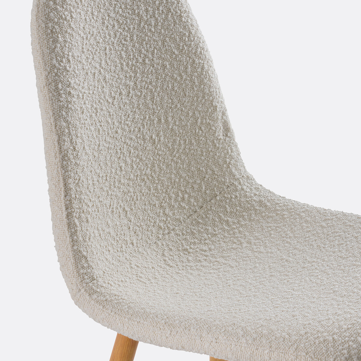 Set of 2 Polina Boucle Dining Chairs ecru , LA REDOUTE INTERIEURS