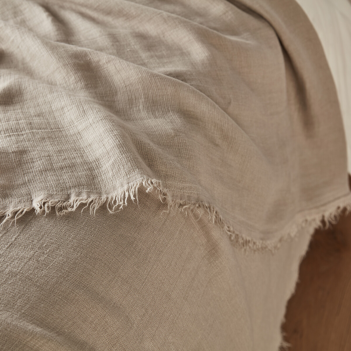 Linange Washed Linen Bedspread natural, LA REDOUTE INTERIEURS