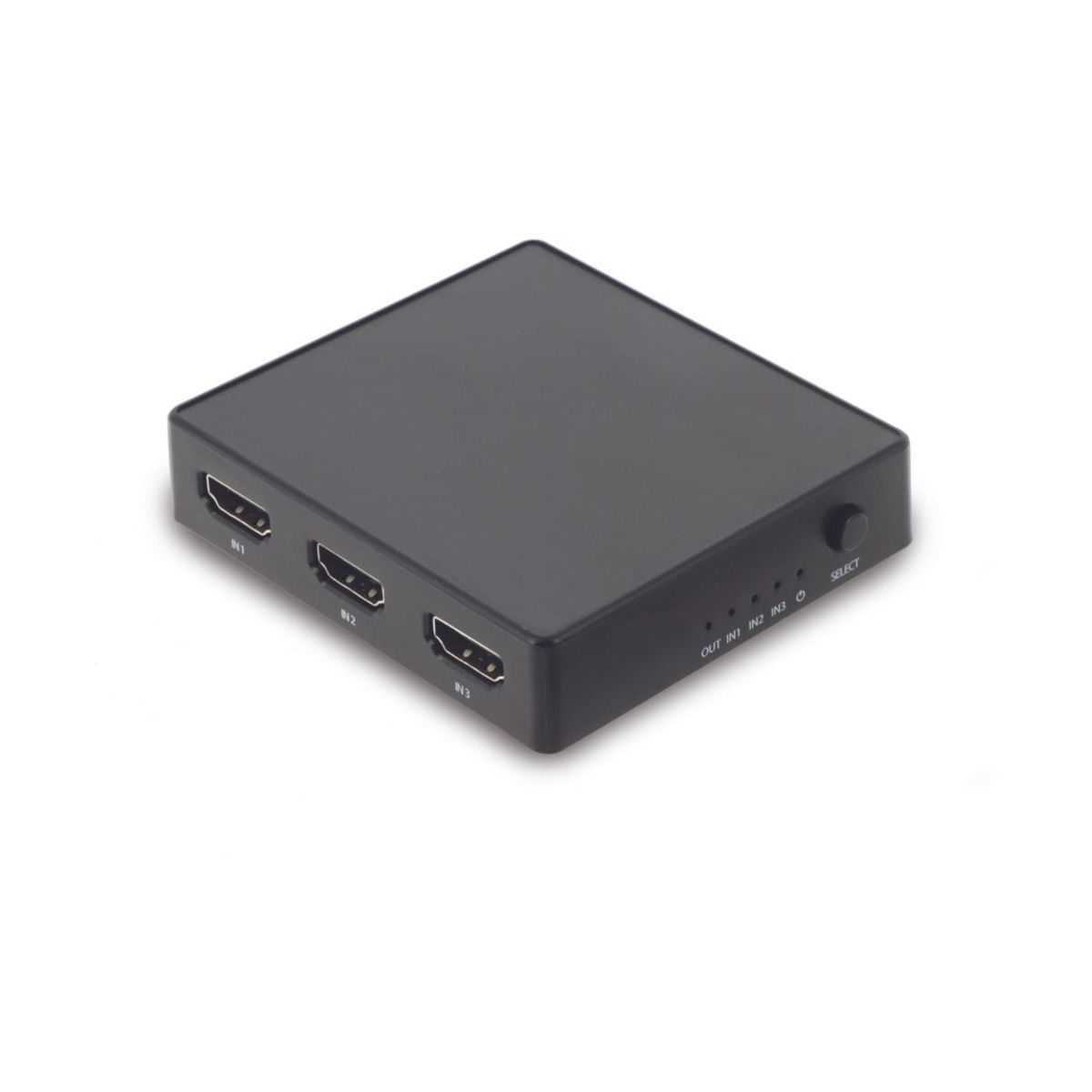 Switch HDMI HDMI x3 couleur unique, LISTO