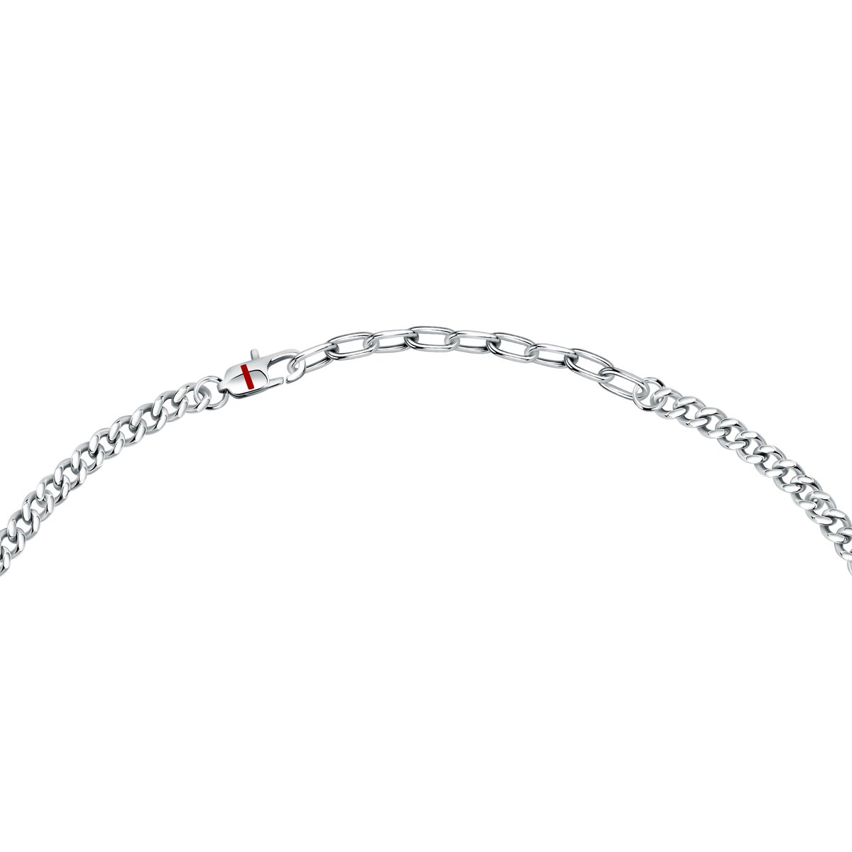 Collier en acier, émail BASIC argent, SECTOR NO LIMITS
