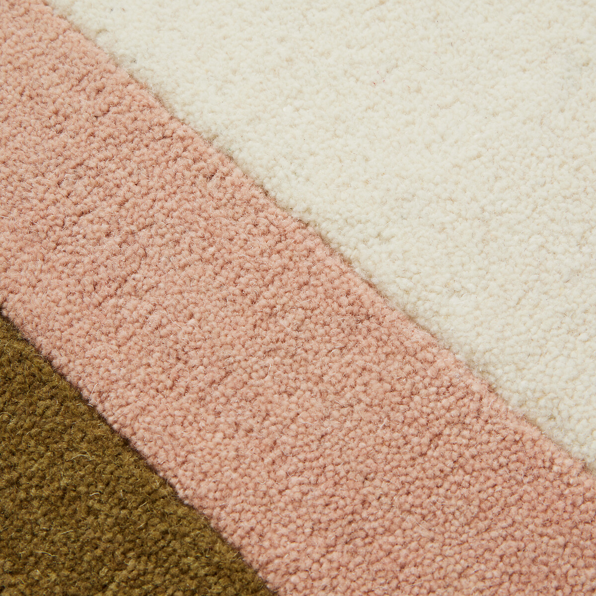 Tapis en laine, MADIA ecru/rose/bronze, LA REDOUTE INTERIEURS