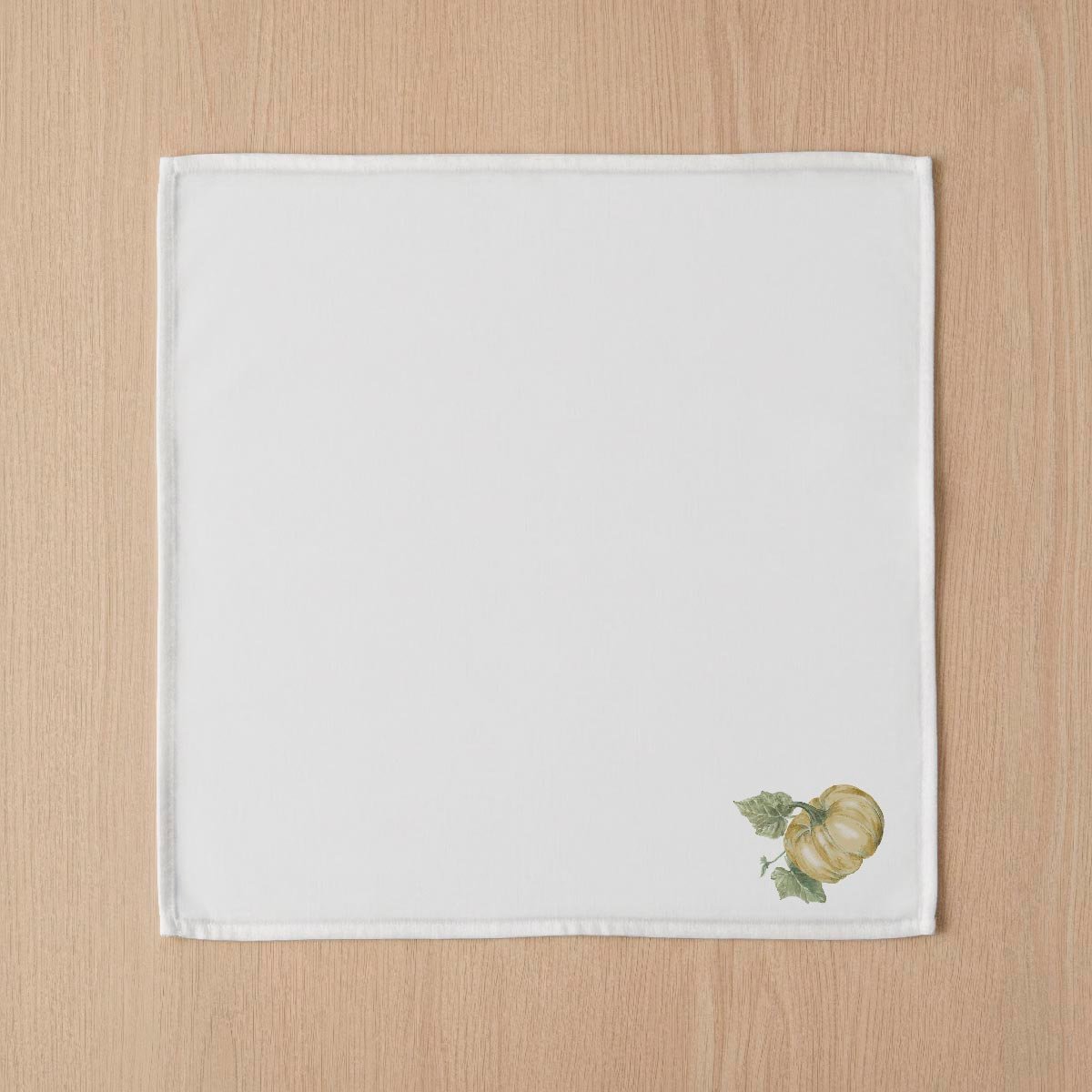 Lot de 4 serviettes en coton 100% Pumkin multicolore, NAF NAF HOME