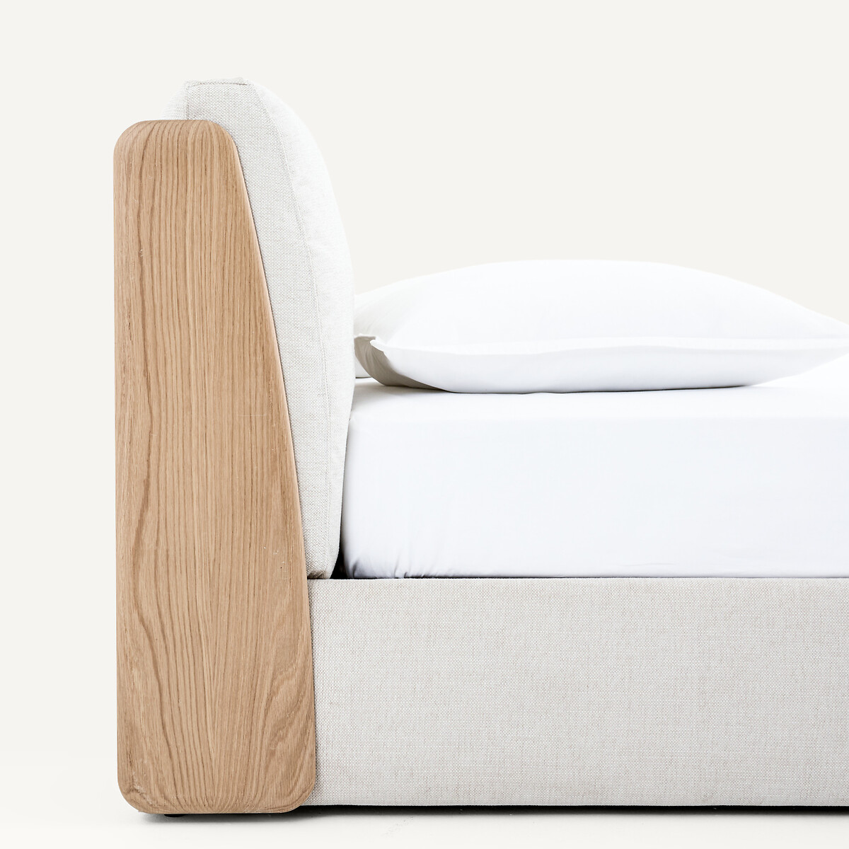 Doppelbett ILOSS mit Bettkasten, mit aufklappbarem Lattenrost, Eiche und Furnier natureicheholz, AM.PM
