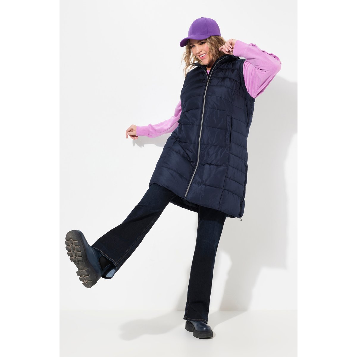 Gilet matelassé marine, ULLA POPKEN
