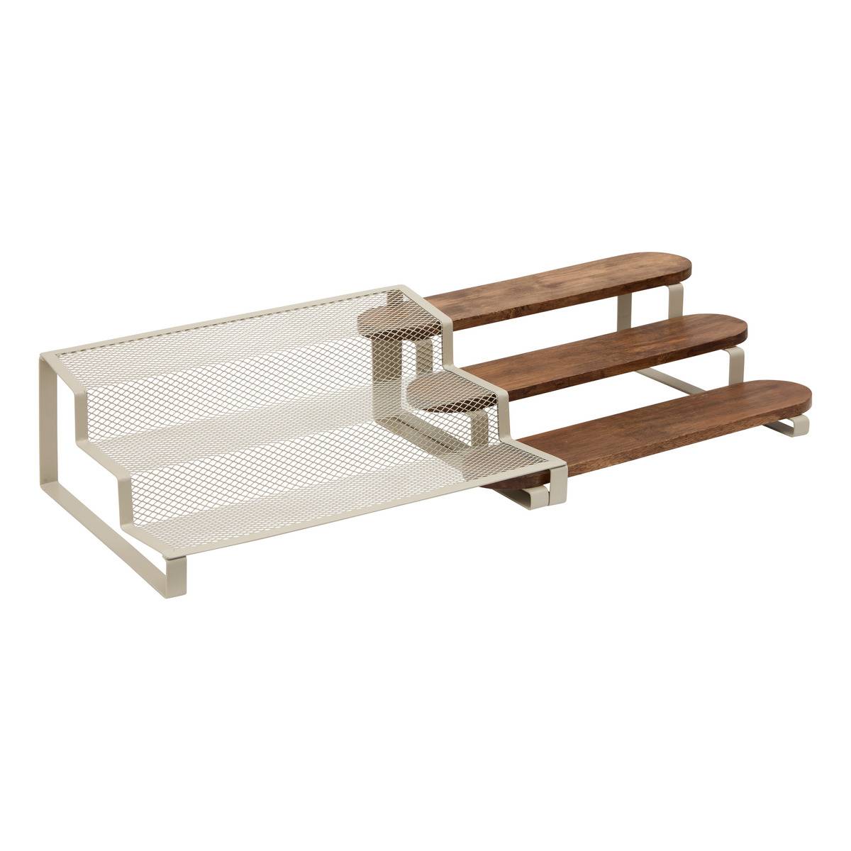 Support à épices rectangulaire extensible 3 niveaux TELMA beige, 5FIVE SIMPLY SMART