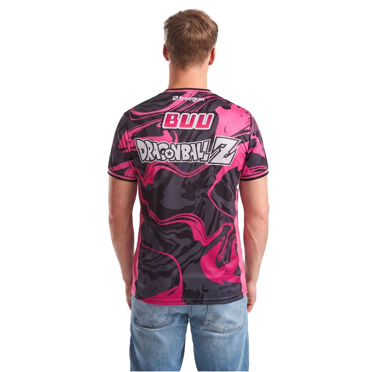 Jersey E-sport Dragon Ball Z noir/rose/blanc/jaune/violet, FREEGUN