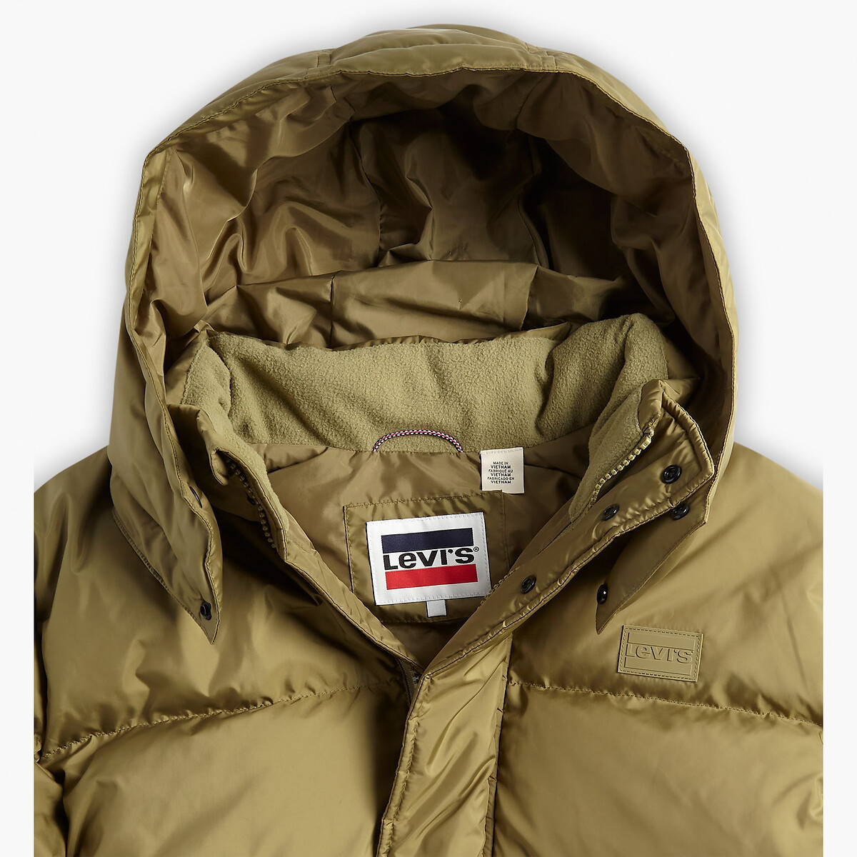 Hooded Padded Puffer Jacket khaki, LEVI'S