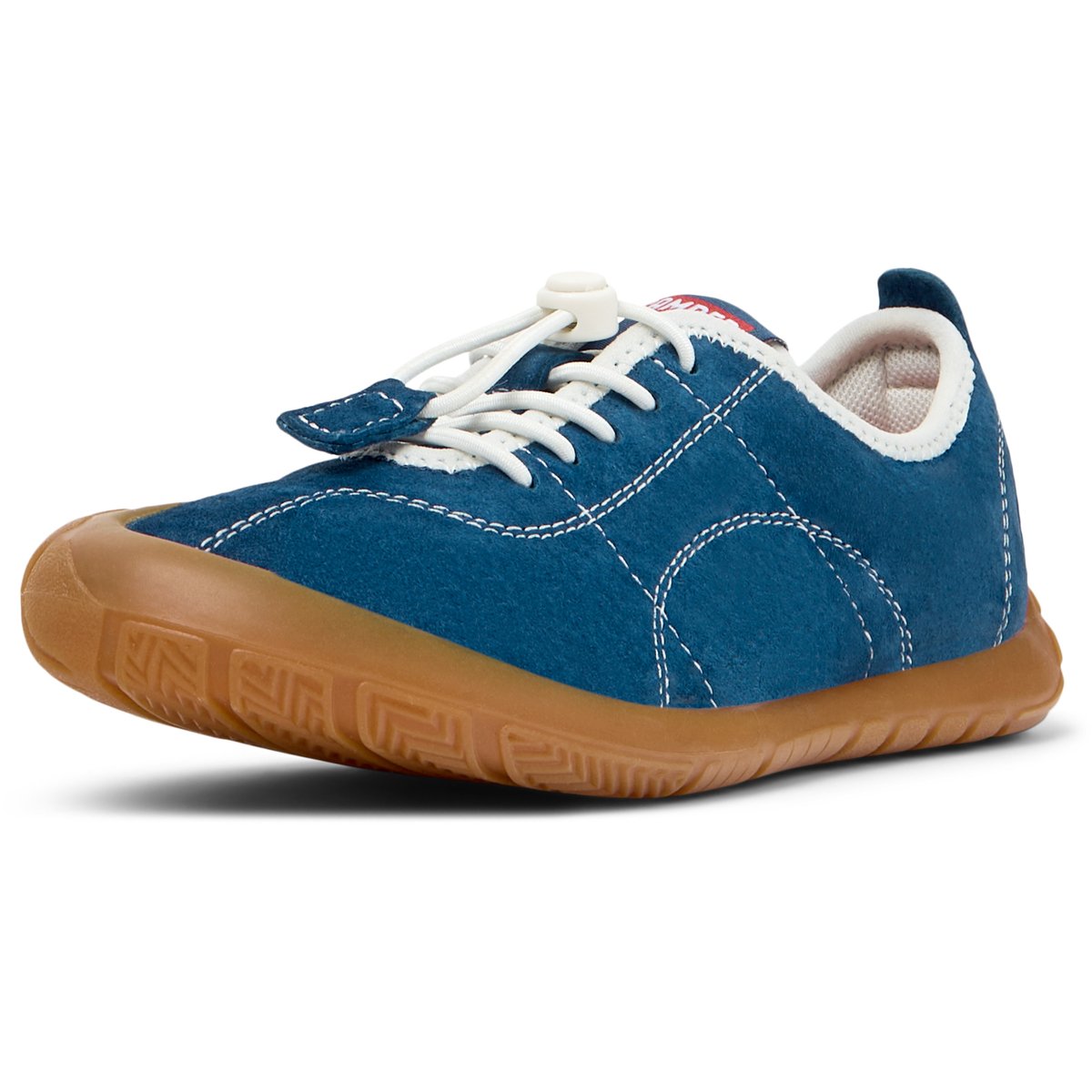 Baskets Cuir PEU PATH KIDS TWINS marine, CAMPER