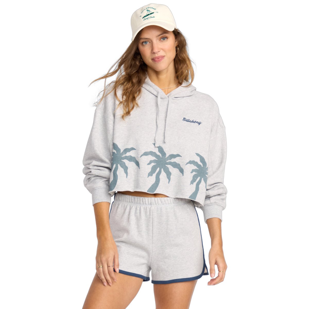 Sweat TRIPLE PALMS gris heather grey, BILLABONG