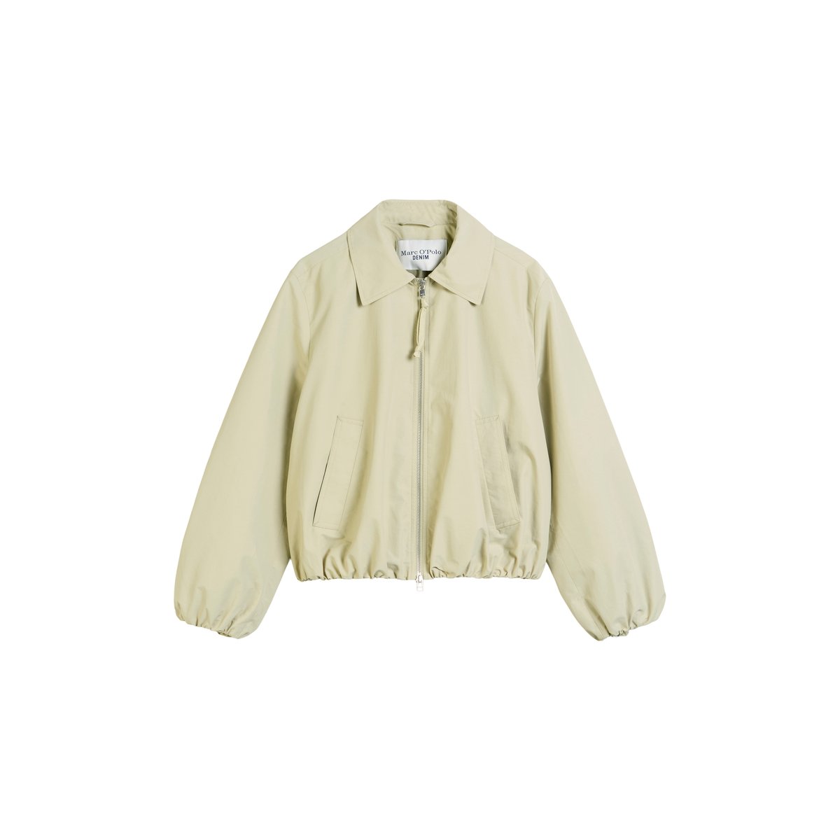 Veste relaxed en mélange de coton organique et de nylon vert, MARC O’POLO DENIM