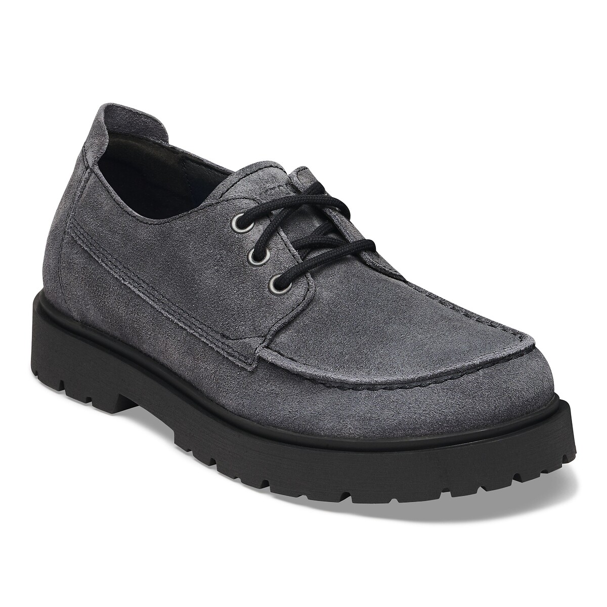 Highwood Moc Lace Low leather brogues black, BIRKENSTOCK