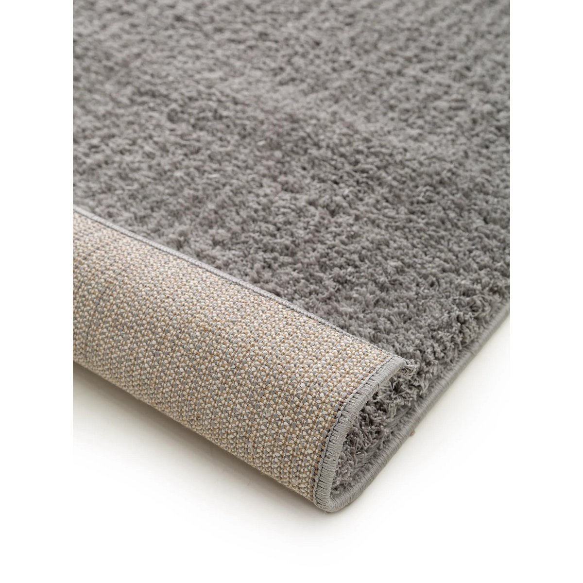 Tapis à poils longs SODA gris, BENUTA 