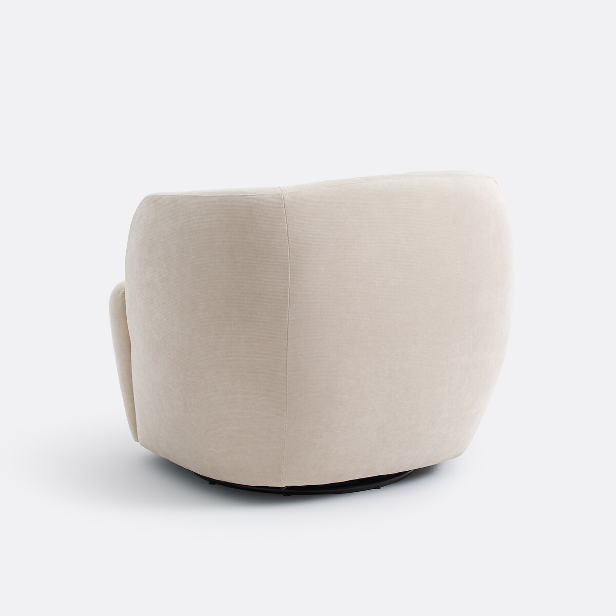 Fauteuil compact rotatif, LINETE beige, LA REDOUTE INTERIEURS