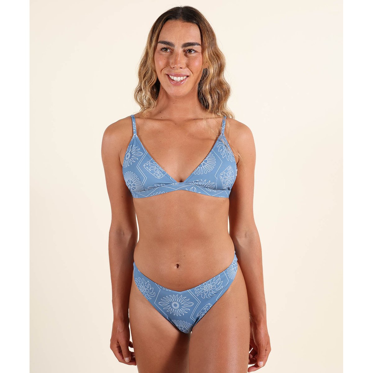 Haut de bikini triangle MOTEL lost blue, OXBOW