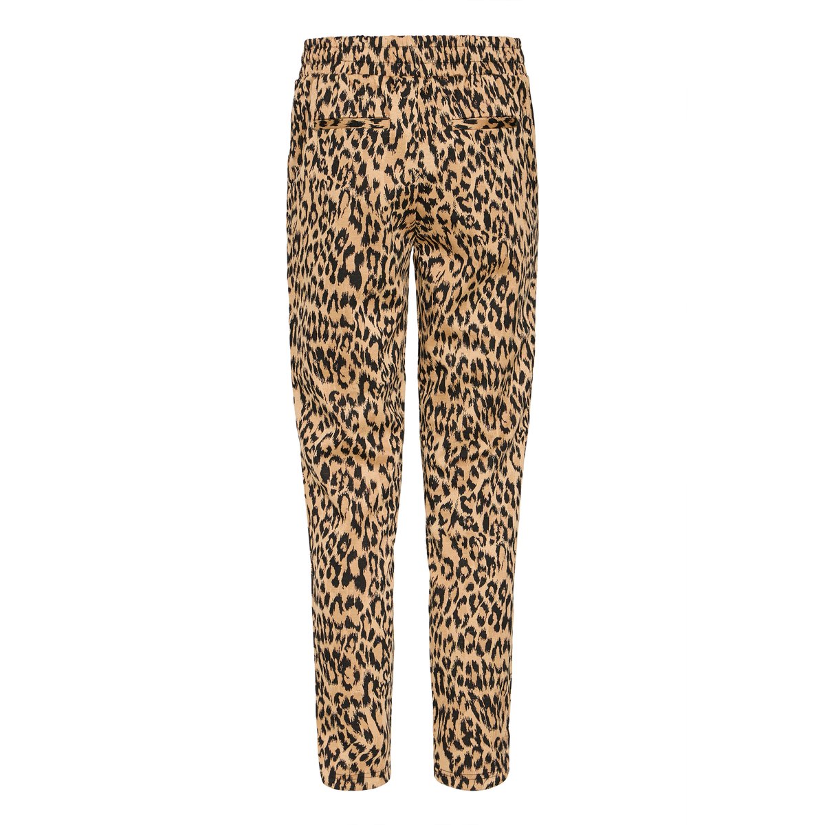 Pantalon slim à jambe fuselée natural leo jacquard, ICHI