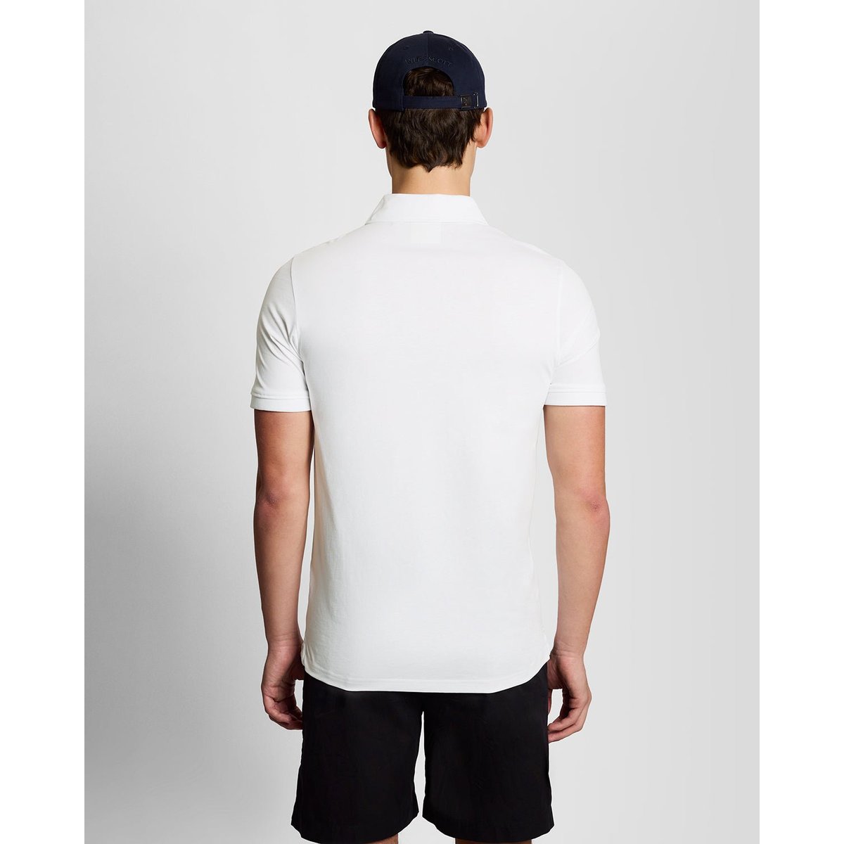 Polo poignets à nervures blanc, LYLE & SCOTT