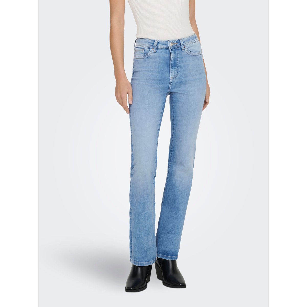Jean Flared light blue denim 1, ONLY