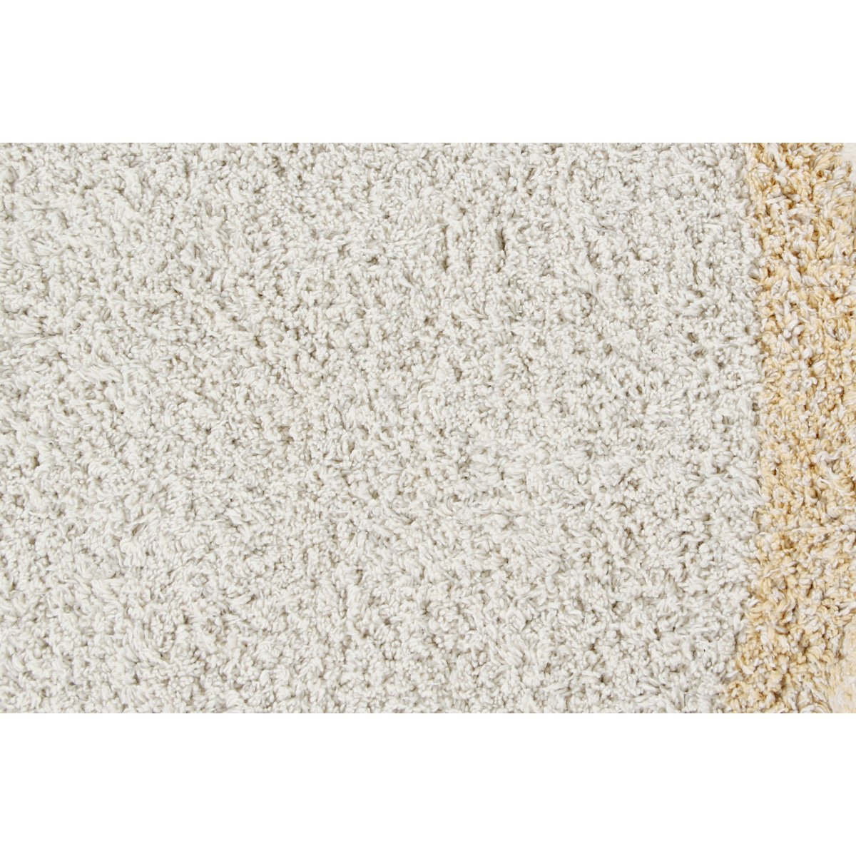 Tapis Rond en coton BUBBLY naturel, miel, LORENA CANALS