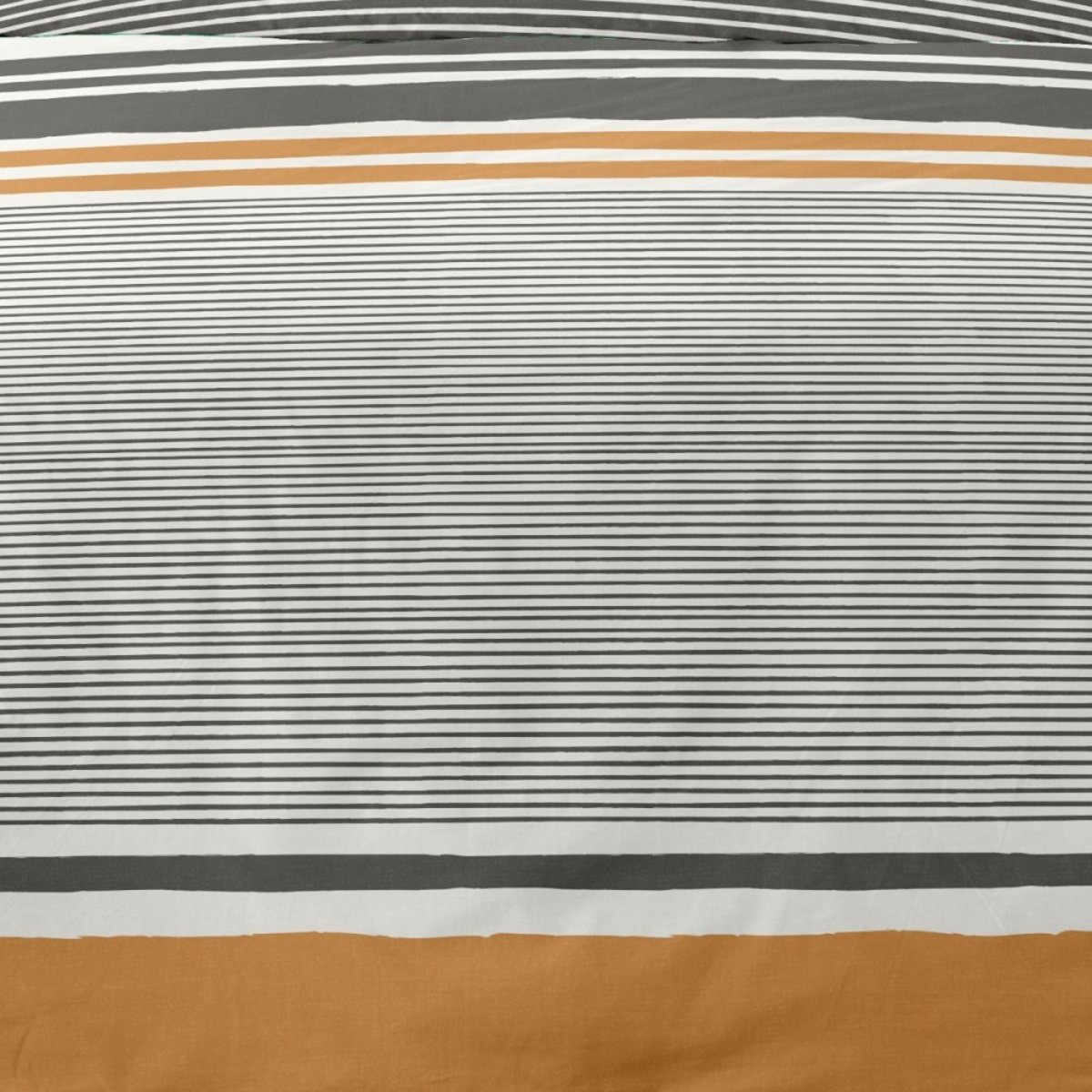 Housse de couette 240x220 AUGUSTE + 2 taies 100% coton gris, DECORATIE