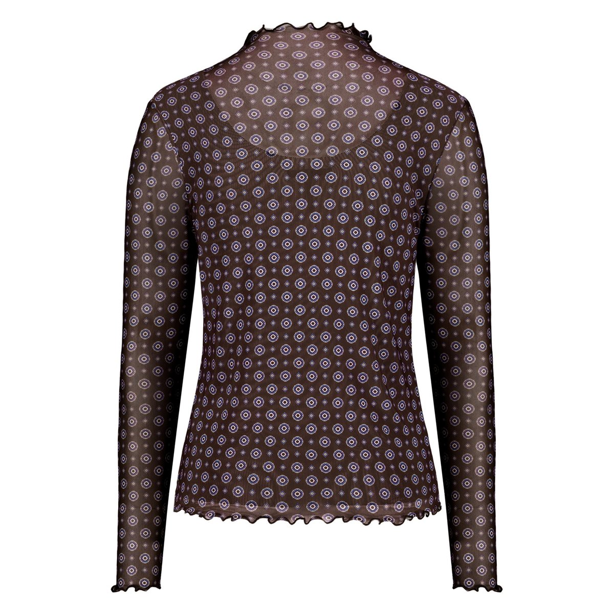 T-shirt à motifs brown/blue, ZERO