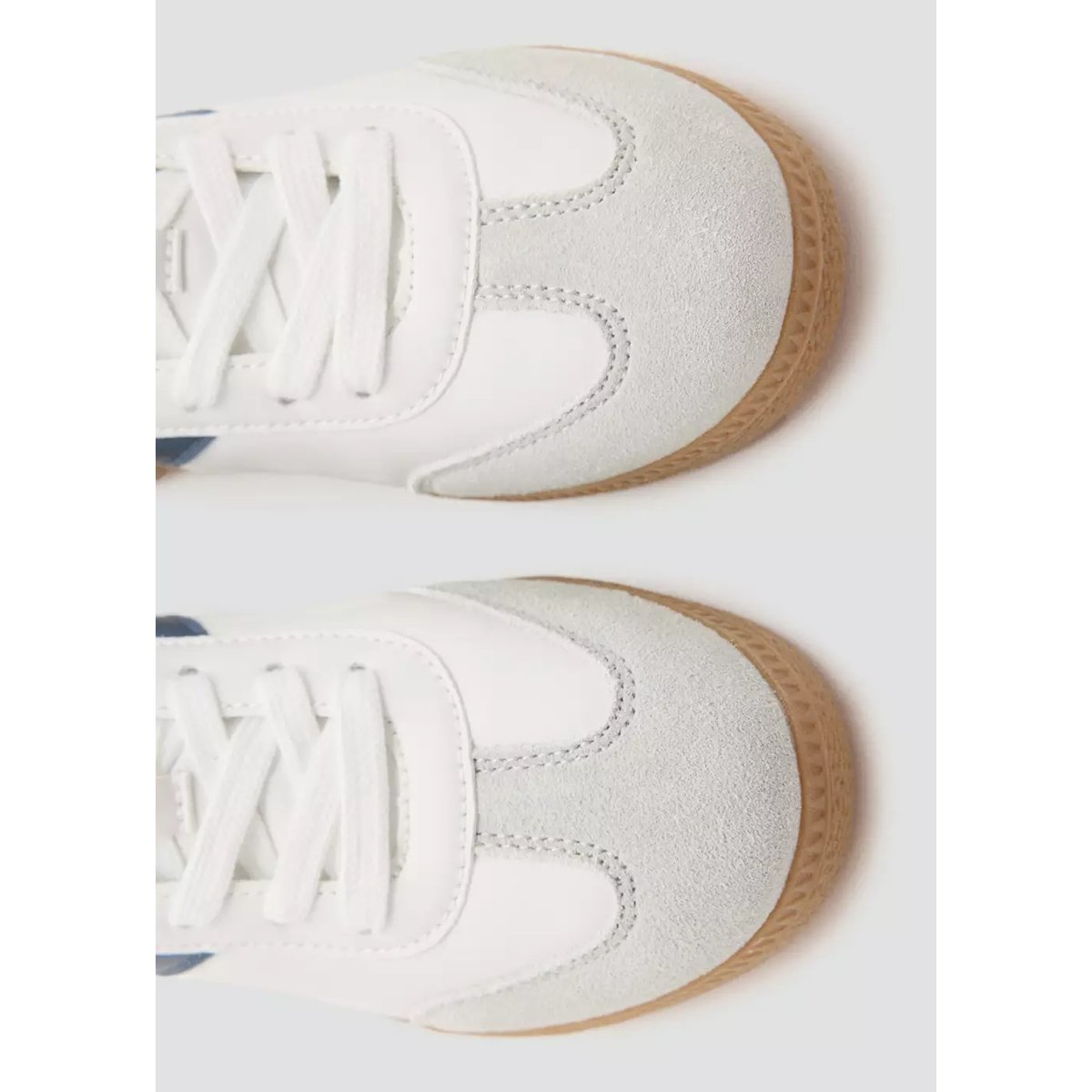 Tennis combinées à lacets blanc, MANGO KIDS