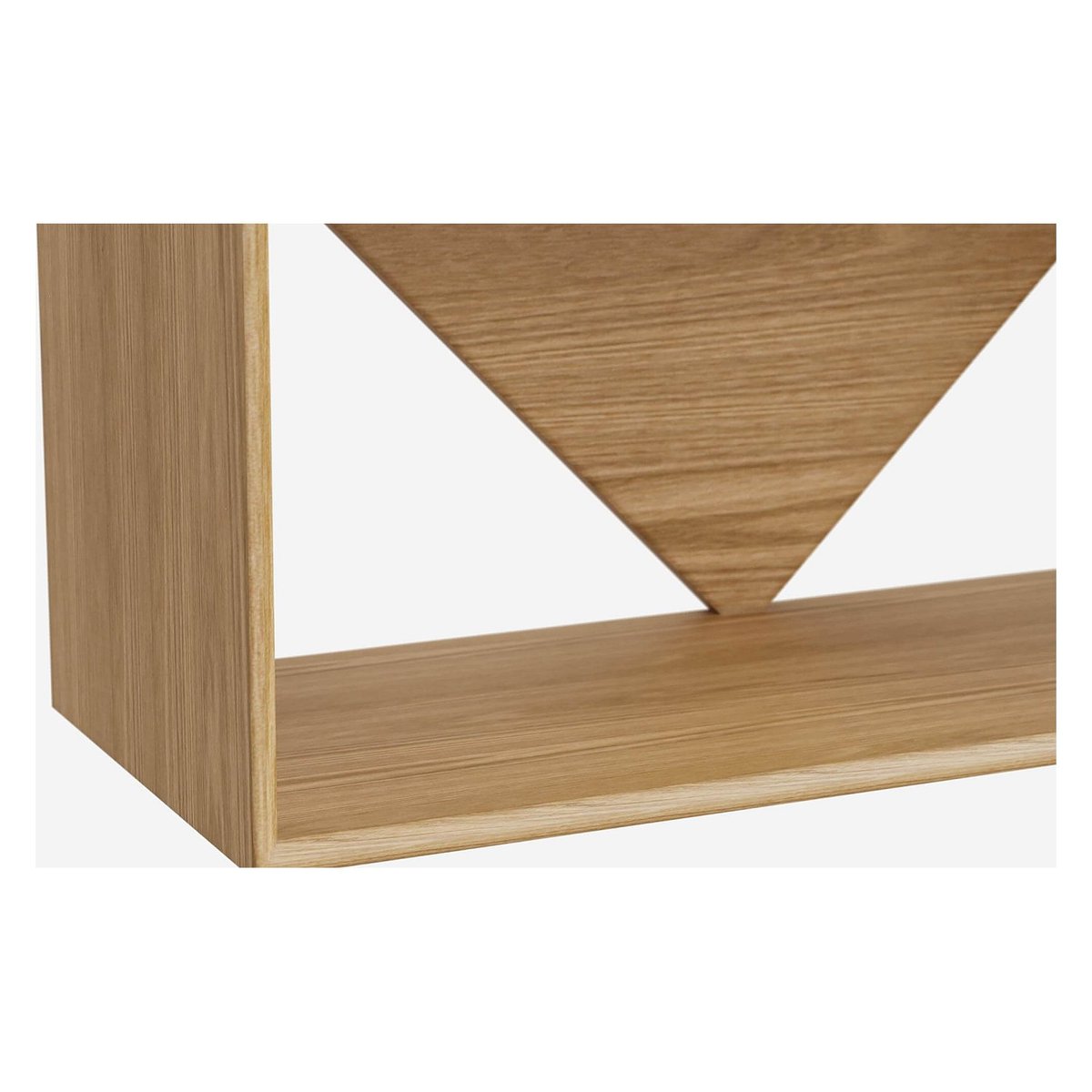 Etagère bois UVY naturel clair, HABITAT