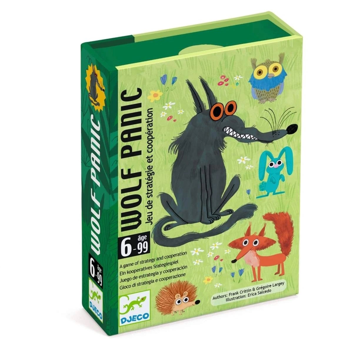 Jeu de cartes WolfPanic multicolore, DJECO