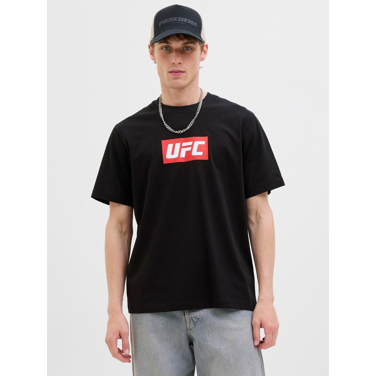 T-Shirt noire - black, JACK & JONES
