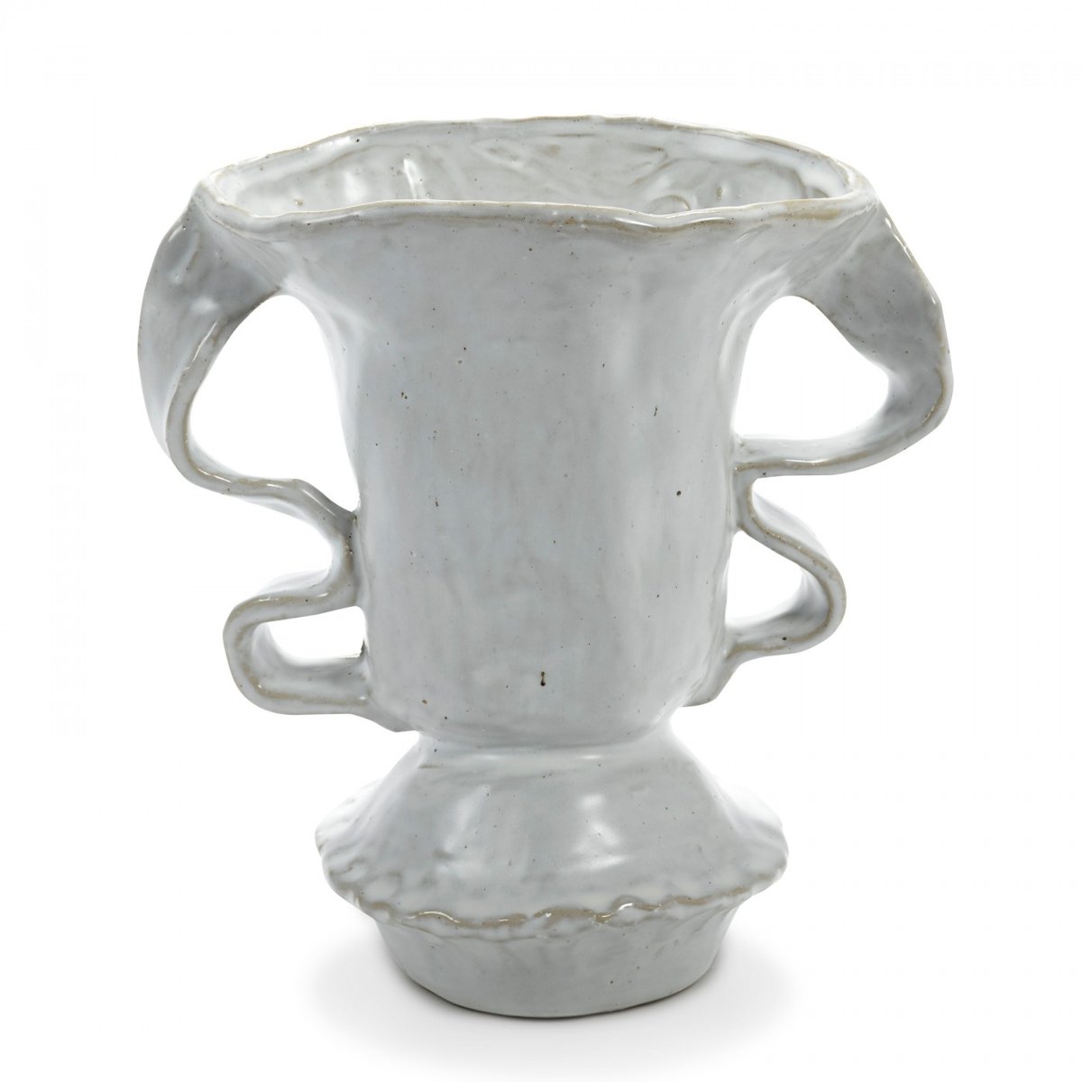 Vase en grès Rosie 03 blanc, SERAX