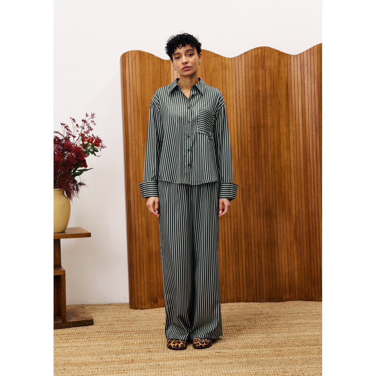 Chemise CHESTER vert mousse, FRNCH