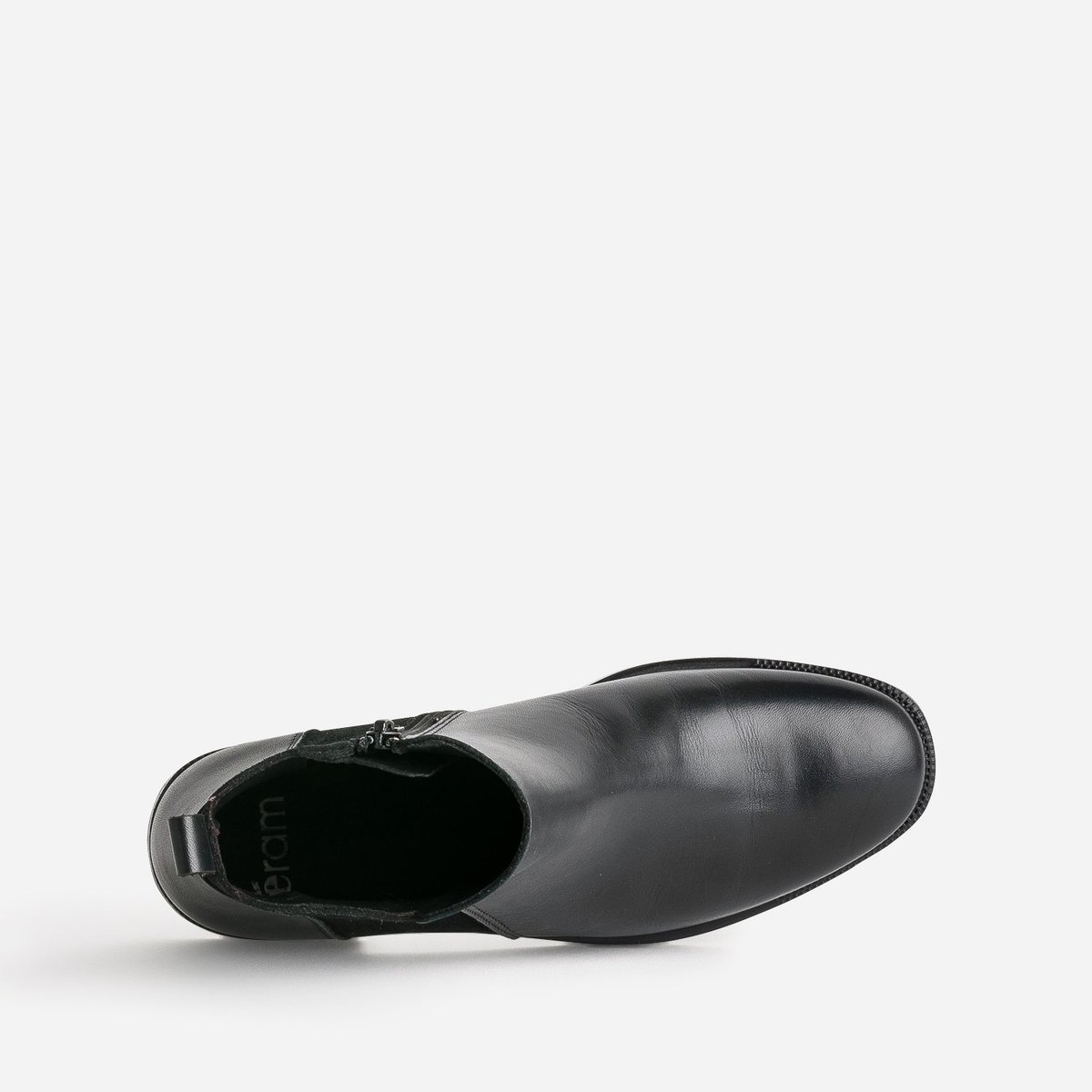 Boots en cuir AXELI noir, ERAM