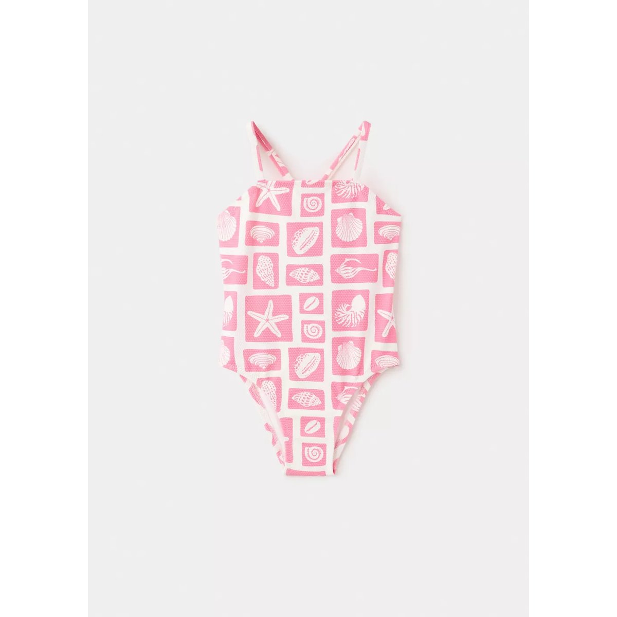 Maillot de bain imprimé marin rose, MANGO BABY